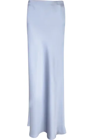 BLANCA Dames, Rokken, Blauw, Maat: XL Satijn