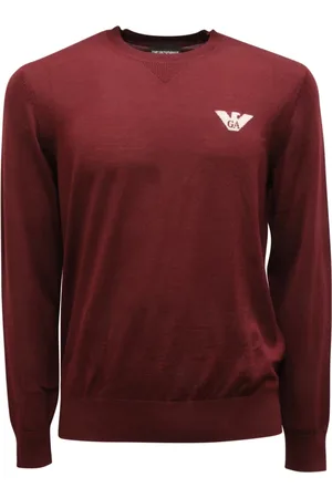 Emporio Armani Heren, Truien, Rood, Maat: M Wol