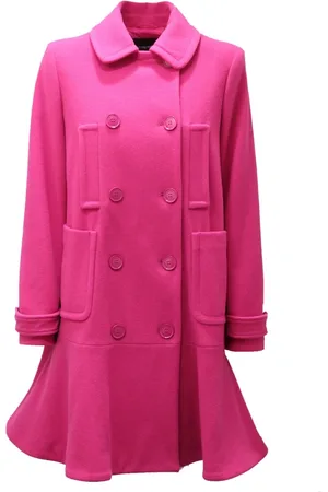 Emporio Armani Dames, Mantels, Roze, Maat: XS Wol