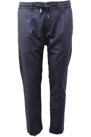CRUNA Heren, Broeken, Blauw, Maat: M Wol