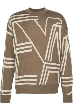 Emporio Armani Heren, Truien, Groen, Maat: XL Wol