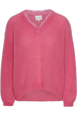 American Dreams Dames, Truien, Roze, Maat: M Wol