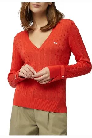 HARMONT&BLAINE Dames, Truien, Oranje, Maat: L Zijde