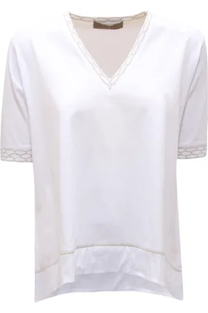 D.EXTERIOR Dames, Tops, Wit, Maat: M Jersey