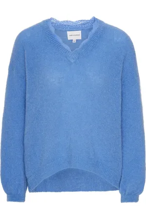 American Dreams Dames, Truien, Blauw, Maat: M Wol