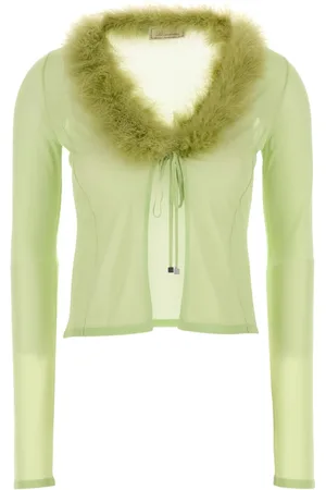 BLUMARINE Dames, Blouses & Shirts, Groen, Maat: M Viscose