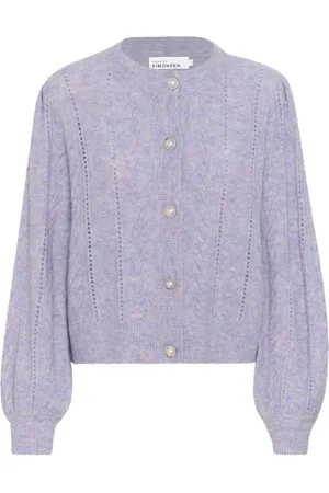 Karen by Simonsen Dames, Truien, Paars, Maat: 2XL
