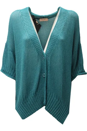 Twin-Set Dames, Truien, Blauw, Maat: XS