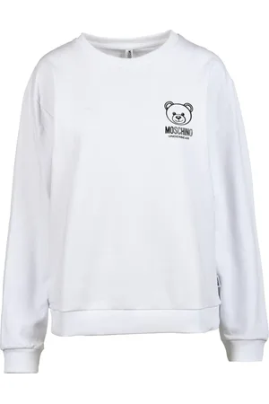 Moschino Dames, Sweatshirts & Hoodies, Wit, Maat: L Katoen