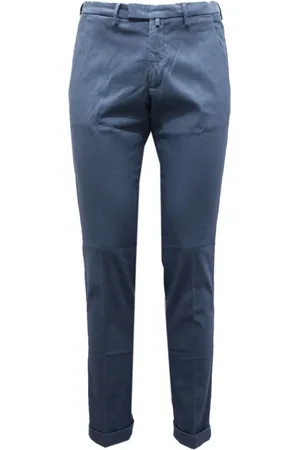 Briglia 1949 Heren, Broeken, Blauw, Maat: W46 Katoen