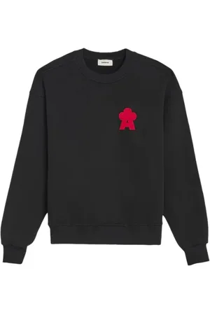 A PAPER KID Heren, Sweatshirts & Hoodies, Zwart, Maat: M Katoen