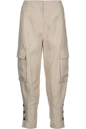 Brunello Cucinelli Dames, Broeken, , Maat: S Katoen