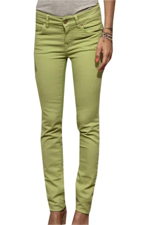 7 for all Mankind Dames, Jeans, Groen, Maat: W26