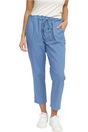 2-Biz Dames, Broeken, Blauw, Maat: S