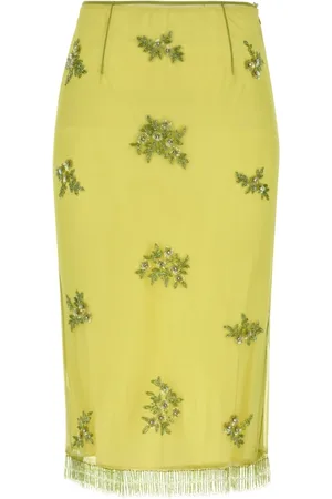 BLUMARINE Dames, Rokken, Groen, Maat: XS Tulle
