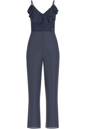 Guess Dames, Jumpsuits & Playsuits, Blauw, Maat: S