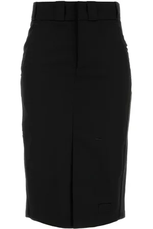 Maison Margiela Dames, Rokken, Zwart, Maat: 3XS Katoen