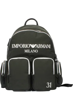 Emporio Armani Heren, Tassen, Groen, Maat: ONE Size Poliester
