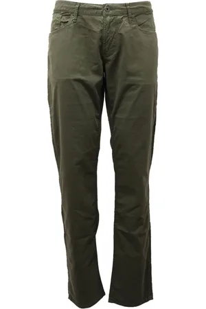 Emporio Armani Heren, Jeans, Groen, Maat: W31 Katoen