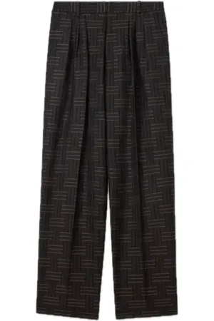 Kenzo Heren, Broeken, Bruin, Maat: 2XS Katoen