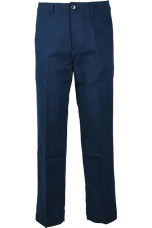Ami Heren, Broeken, Blauw, Maat: M Katoen