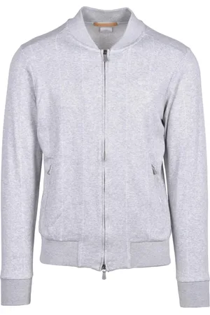 ELEVENTY Heren, Sweatshirts & Hoodies, Grijs, Maat: S Katoen