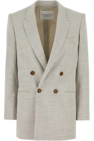 Serafini Dames, Mantels, Grijs, Maat: XS Katoen