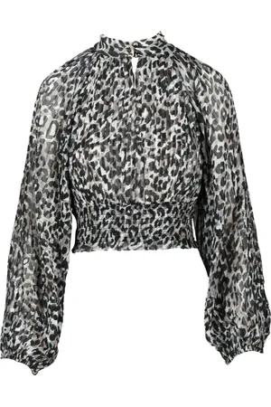 Guess Dames, Blouses & Shirts, Veelkleurig, Maat: S Chiffon
