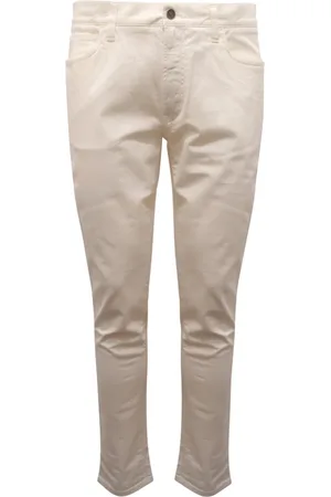 Dolce & Gabbana Heren, Broeken, Wit, Maat: S Denim