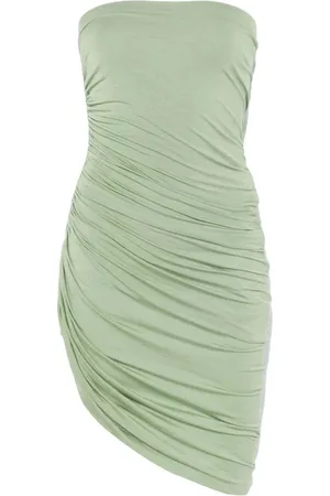 Norma Kamali Dames, Jurken, Groen, Maat: S