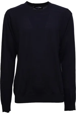 Dsquared2 Heren, Truien, Blauw, Maat: 2XL Wol