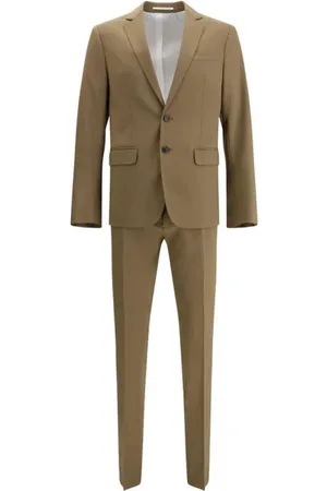 Dsquared2 Heren, Pakken, Groen, Maat: M Wol