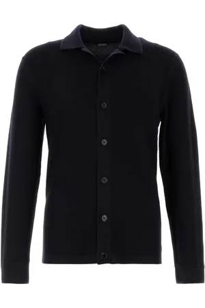 Ermenegildo Zegna Heren, Truien, Blauw, Maat: L Wol