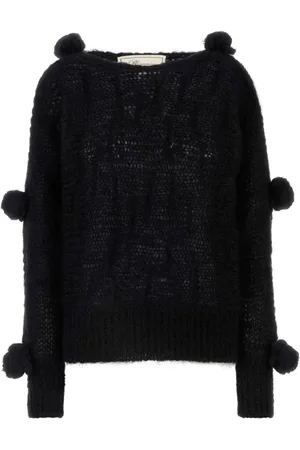 BLUMARINE Dames, Truien, Zwart, Maat: XS Wol