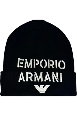 Emporio Armani Heren, Accessoires, Zwart, Maat: L Wol