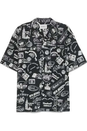 Carhartt Heren, Overhemden, Zwart, Maat: XL