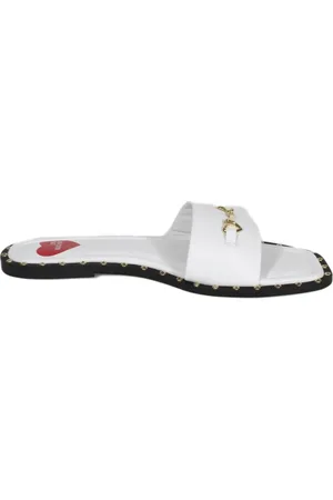 Moschino Dames, Schoenen, Wit, Maat: 36 EU Leer