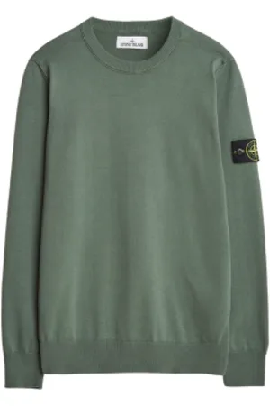 Stone Island Heren, Truien, Groen, Maat: M Katoen