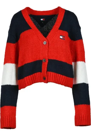Tommy Hilfiger Dames, Truien, Rood, Maat: XS Wol