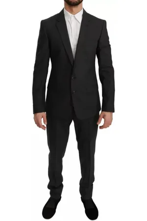 Dolce & Gabbana Heren, Pakken, Grijs, Maat: M Wol