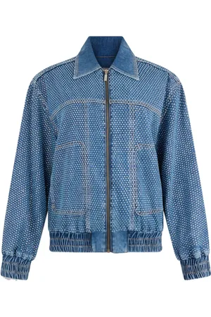 Liu Jo Dames, Jassen, Blauw, Maat: 2XS Denim