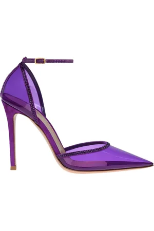 Gianvito Rossi Dames, Schoenen, Paars, Maat: 39 EU Suède