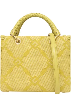 Elisabetta Franchi Dames, Tassen, Geel, Maat: ONE Size Leer