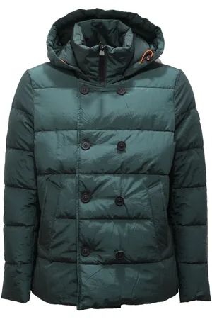 save the duck Heren, Jassen, Groen, Maat: XL