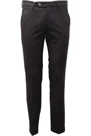 MICHAEL COAL Heren, Broeken, Zwart, Maat: W38 Viscose
