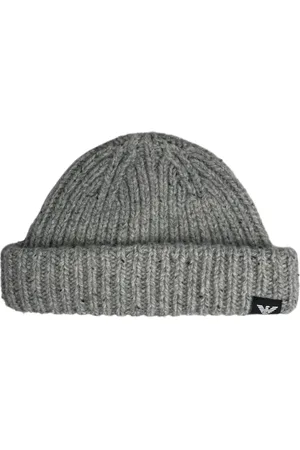 Emporio Armani Heren, Accessoires, Grijs, Maat: M Wol