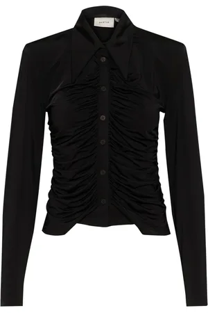 Gestuz Dames, Blouses & Shirts, Zwart, Maat: XL Viscose