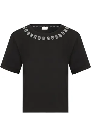 Liu Jo Dames, Tops, Zwart, Maat: XS Katoen