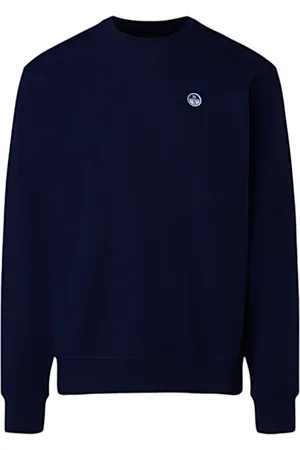 North Sails Heren, Sweatshirts & Hoodies, Blauw, Maat: L Katoen