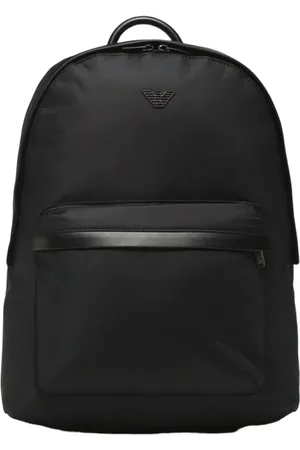 Emporio Armani Heren, Tassen, Zwart, Maat: ONE Size Leer
